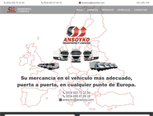 Tablet Screenshot of ansoyko.com